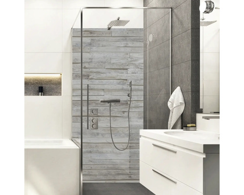 Duschrückwand mySpotti Shower Wood Planks Holzoptik 210 x 100 cm SH-210100-1403-HB Duschrückwand mySpotti Shower Wood Planks Holzoptik 210 x 100 cm SH-210100-1403-HB
