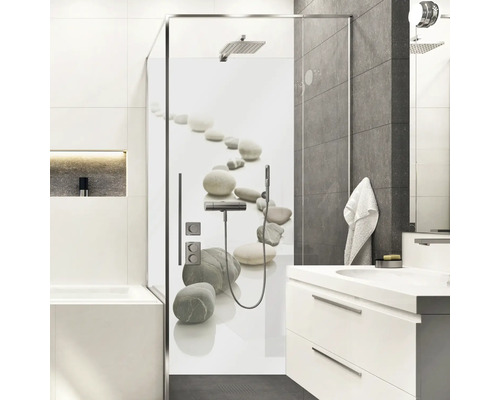 Duschrückwand mySpotti Shower Stone Path Steine Kieselsteine 210 x 100 cm SH-210100-1256-HB Duschrückwand mySpotti Shower Stone Path Steine Kieselsteine 210 x 100 cm SH-210100-1256-HB