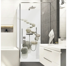 Duschrückwand mySpotti Shower Stone Path Steine Kieselsteine 255 x 150 cm SH-255150-1256-HB