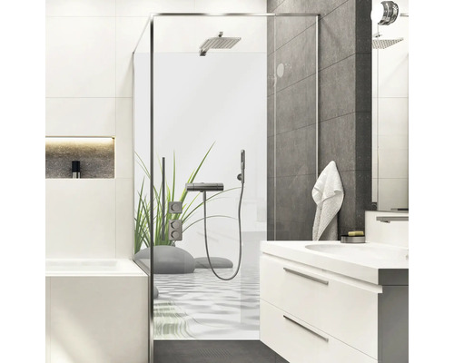 Duschrückwand mySpotti Shower Ruhe & Kraft 100 x 210 cm