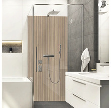 Duschrückwand mySpotti Shower Holzoptik Lärche 210 x 100 cm SH-210100-1938-HB