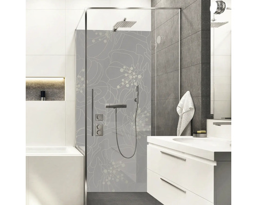Duschrückwand mySpotti Shower Misaki Blumen 255 x 150 cm SH-255150-1749-HB Duschrückwand mySpotti Shower Misaki Blumen 255 x 150 cm SH-255150-1749-HB