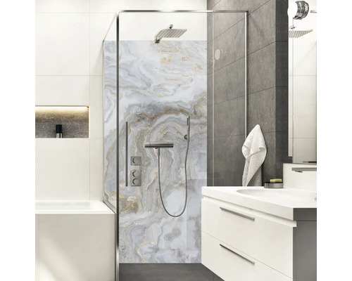 Duschrückwand mySpotti Shower Stig Marmoroptik 210 x 100 cm SH-210100-1778-HB Duschrückwand mySpotti Shower Stig Marmoroptik 210 x 100 cm SH-210100-1778-HB