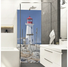 Duschrückwand mySpotti Shower Lighthouse Leuchtturm 210 x 100 cm SH-210100-1970-HB