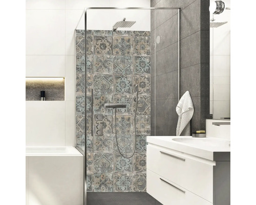 Duschrückwand mySpotti Shower Jessica Fliesenoptik 255 x 150 cm SH-255150-1856-HB Duschrückwand mySpotti Shower Jessica Fliesenoptik 255 x 150 cm SH-255150-1856-HB