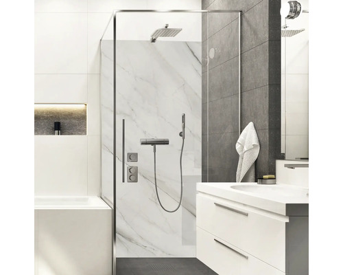 Duschrückwand mySpotti Shower Kyle Marmoroptik 255 x 150 cm SH-255150-1324-HB Duschrückwand mySpotti Shower Kyle Marmoroptik 255 x 150 cm SH-255150-1324-HB