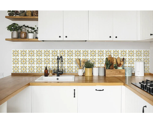 Selbstklebende Wandfliesen Wall Tiles Nadia gold