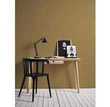 Vliestapete 39351-6 Famous Garden Uni gelb braun