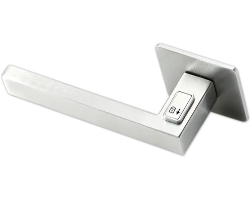 Türdrücker aus Metall mit Verriegelungsfunktion