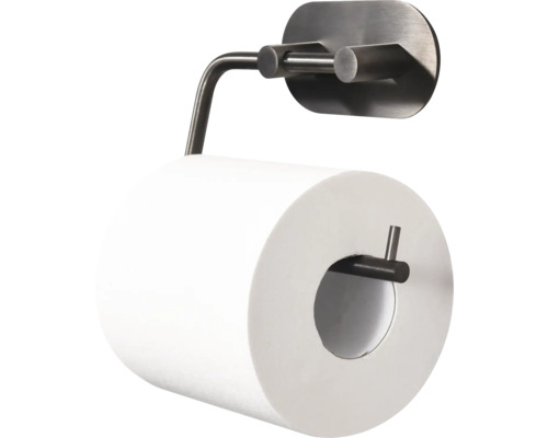 Toilettenpapierhalter aus Metall mit Toilettenpapierrolle