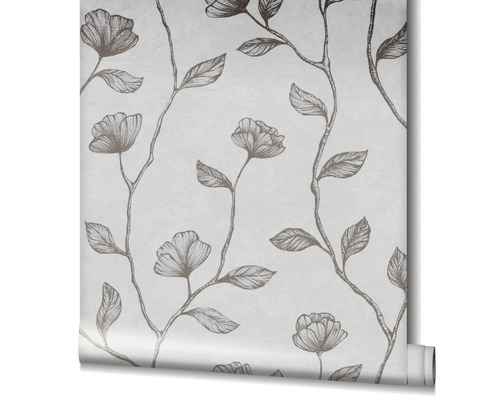 Tapetenrolle mit floralem Muster