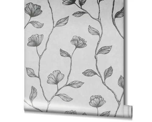 Tapetenrolle mit Blütenmuster