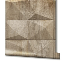 Vliestapete 34851 GZSZ Holz-Optik beige braun