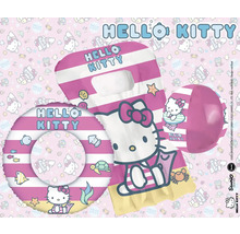 Hello Kitty Badeset mit Luftmatratze, Schwimmring und Strandball