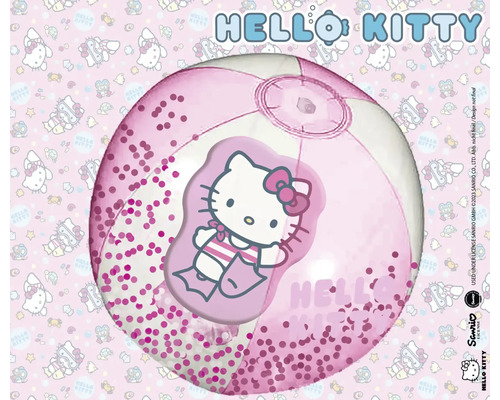 Strandball mit Hello Kitty Motiv