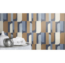 Vliestapete 330519 Paraiso Grafik blau