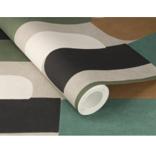 Tapetenrolle mit geometrischem Muster