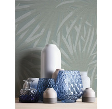 Vliestapete 39338-4 Casual Living Palmenblätter grün