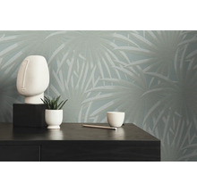 Vliestapete 39338-4 Casual Living Palmenblätter grün