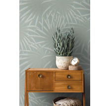 Vliestapete 39338-4 Casual Living Palmenblätter grün