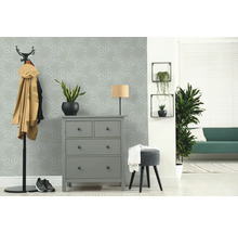 Vliestapete 39338-4 Casual Living Palmenblätter grün