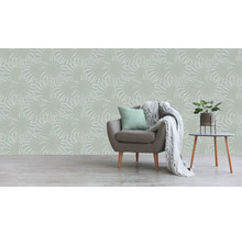 Vliestapete 39338-4 Casual Living Palmenblätter grün