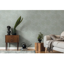 Vliestapete 39338-4 Casual Living Palmenblätter grün