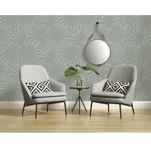 Vliestapete 39338-4 Casual Living Palmenblätter grün