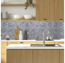Küchenrückwand mySpotti Profix Vintage Fliese Blue 100 x 60 cm PX-10060-1917-HB