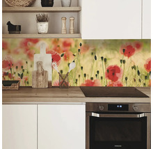 Küchenrückwand mySpotti Profix Mohnet 210 x 60 cm PX-21060-1518-HB
