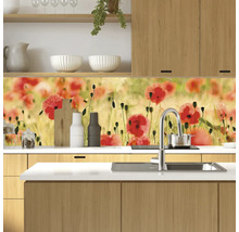 Küchenrückwand mySpotti Profix Mohnet 210 x 60 cm PX-21060-1518-HB
