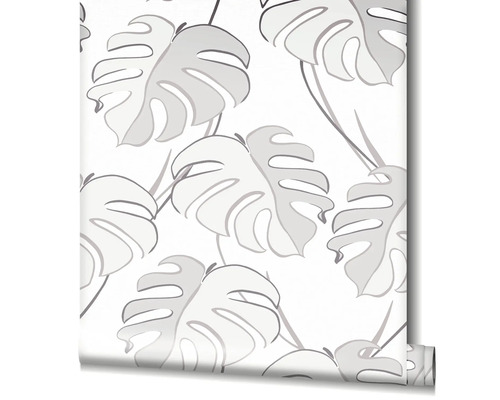 Tapetenrolle mit Monstera Blattmuster