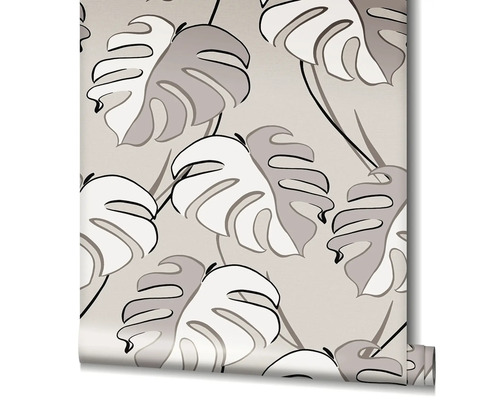 Tapetenrolle mit Monstera-Blattmuster