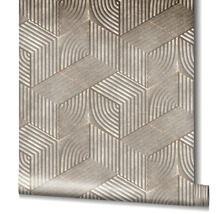 Tapetenrolle mit geometrischem Muster