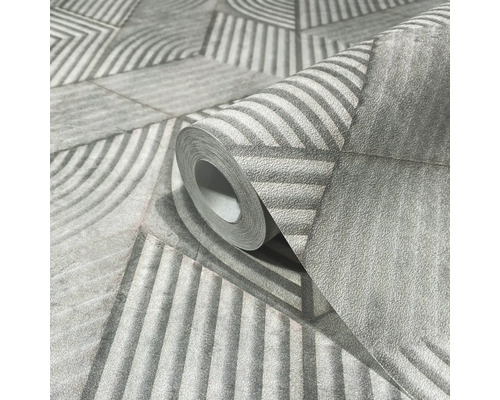 Tapetenrolle mit geometrischem Muster