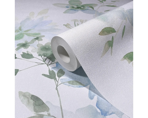 Rolle Vinyltapete mit Blumenmuster
