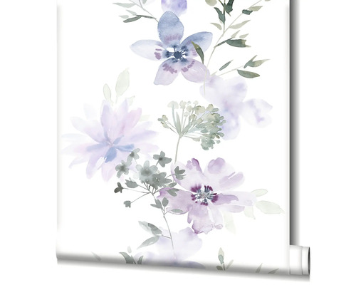 Tapetenrolle mit Blumenmuster