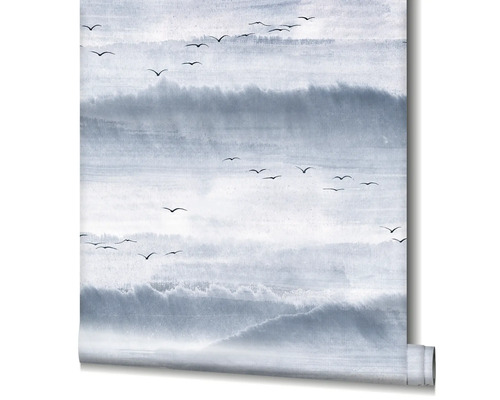 Tapetenrolle mit Vogelmotiv