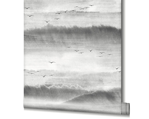 Tapetenrolle mit Vogelmotiv