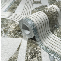 Rolle mit geometrischer Vliestapete