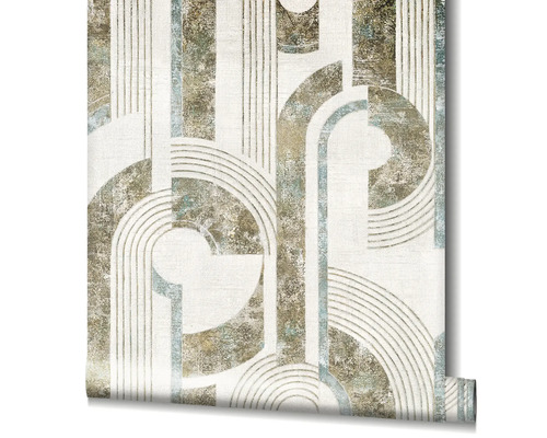 Tapetenrolle mit geometrischem Muster