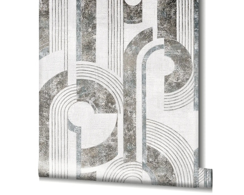 Tapetenrolle mit geometrischen Formen