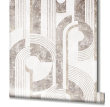 Tapetenrolle mit geometrischem Muster