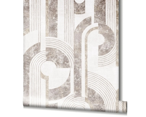 Tapetenrolle mit geometrischem Muster