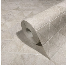 Tapetenrolle mit geometrischem Dreiecksmuster