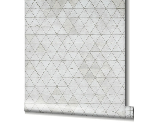 Tapetenrolle mit geometrischem Dreiecksmuster