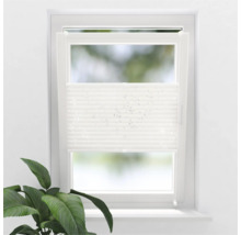Fenster mit Plissee-Faltstore als Sonnenschutz