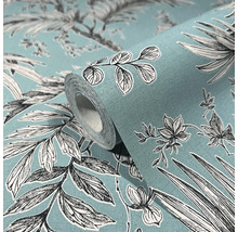 Tapetenrolle mit floralem Muster