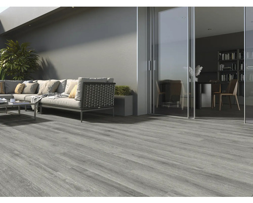 MIRAVA Feinsteinzeug Wand- und Bodenfliese BERGEN Grey 20 x 120 x 0,9 cm matt rektifiziert MIRAVA Feinsteinzeug Wand- und Bodenfliese BERGEN Grey 20 x 120 x 0,9 cm matt rektifiziert