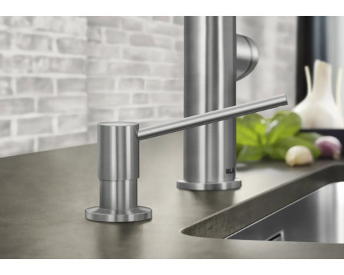 Spülmittelspender aus Metall für die Küche